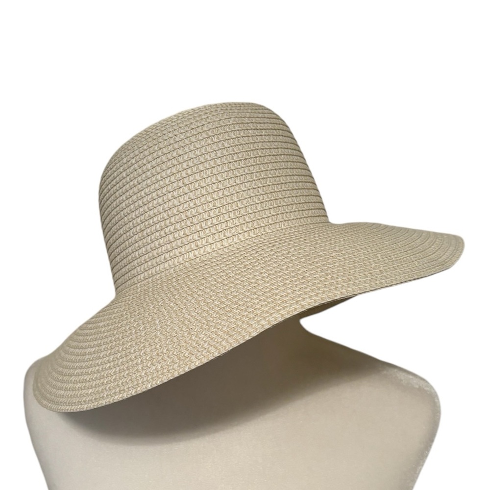 SONOMA Packable Cream Woven Sun Hat OS *NEW*